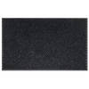 Tragar deurmat van volledig rubber met antislip 40 x 60 cm zwart