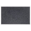 Tragar deurmat van volledig rubber met antislip 40 x 60 cm grijs