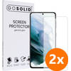 GO SOLID! Screenprotector voor Samsung Galaxy A73 - Duopack