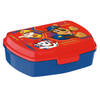 Paw PatrolA broodtrommel/lunchbox voor kinderen - rood/blauw - kunststof - 20 x 10 cm - Lunchboxen