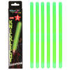 Set van 6x stuks neon glow in the dark party breaklights stick groen 20 cm - Verkleedattributen