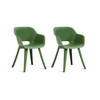 Keter Akola Tuinstoelen - 2 stuks -56,5x55x80cm - Olijf Groen