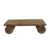 Clayre & Eef Plantentafeltje 25x12x8 cm Bruin Hout Rechthoek Plantenstandaard Bruin Plantenstandaard