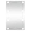 vidaXL Wandspiegel met LED's rechthoekig 40x60 cm glas