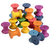 Tickit RAINBOW WOODEN SPOOLS