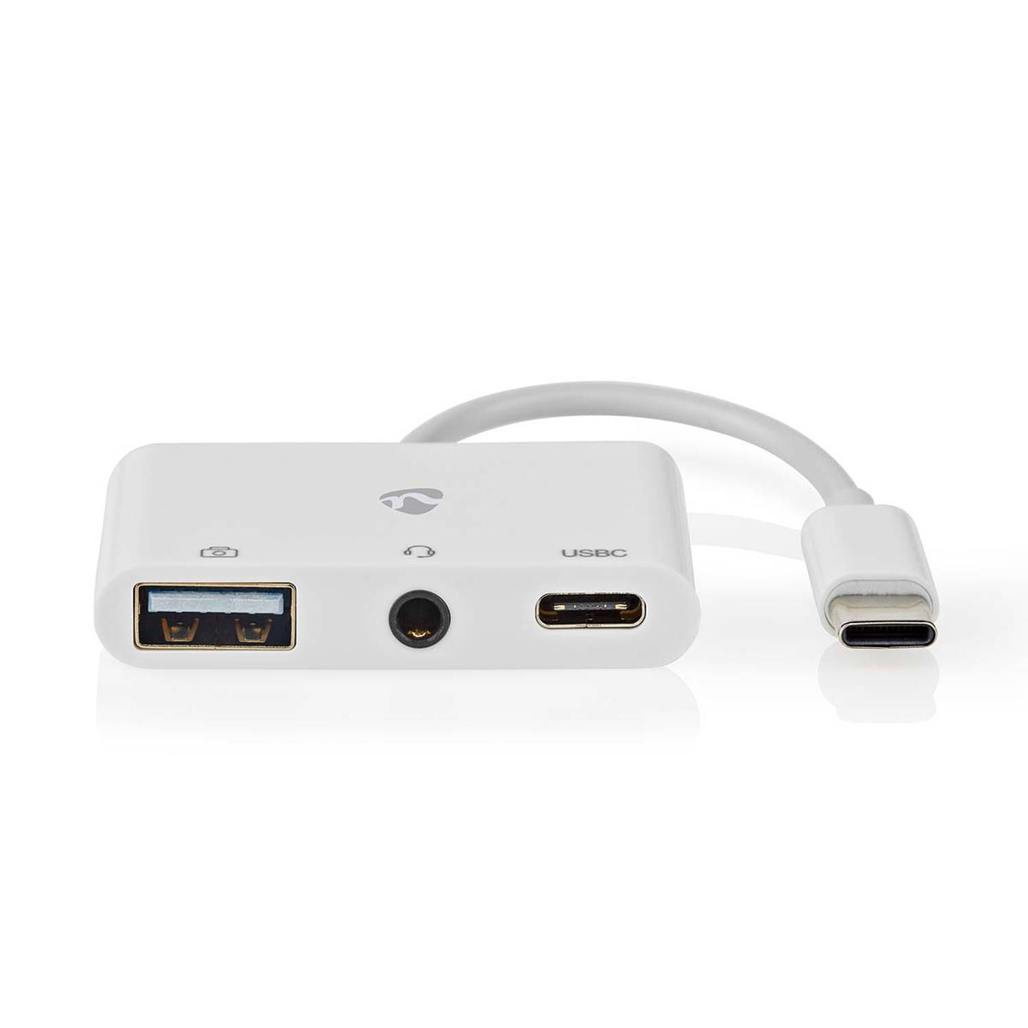 Nedis USB Multi-Port Adapter CCGB64790WT01 Wit