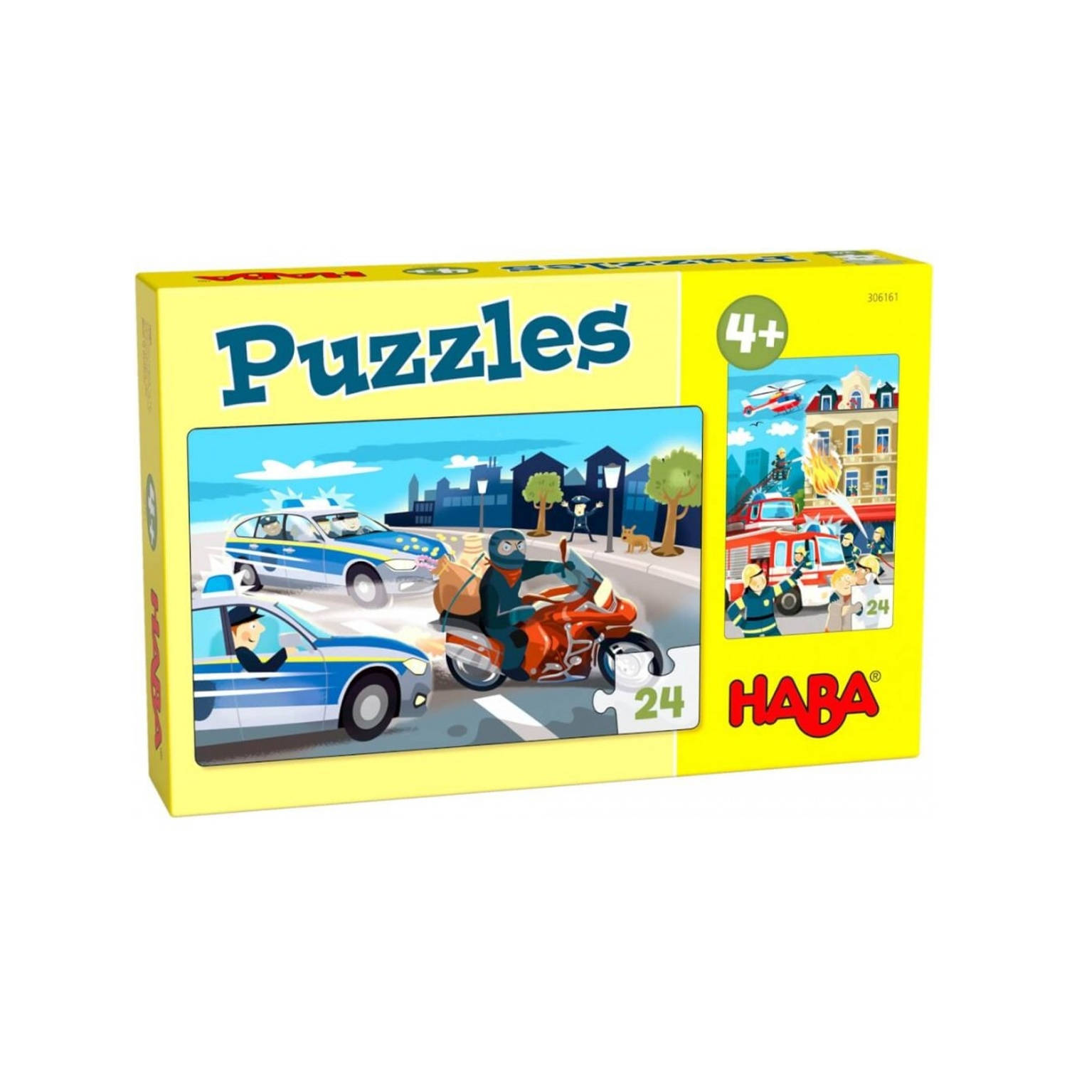 Haba legpuzzel Puzzels in actie junior karton 2 x 24 stukjes