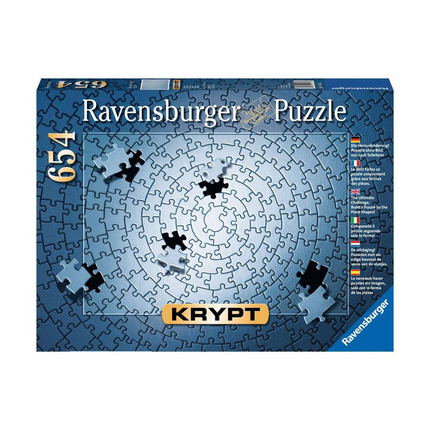 Ravensburger puzzel krypt silver