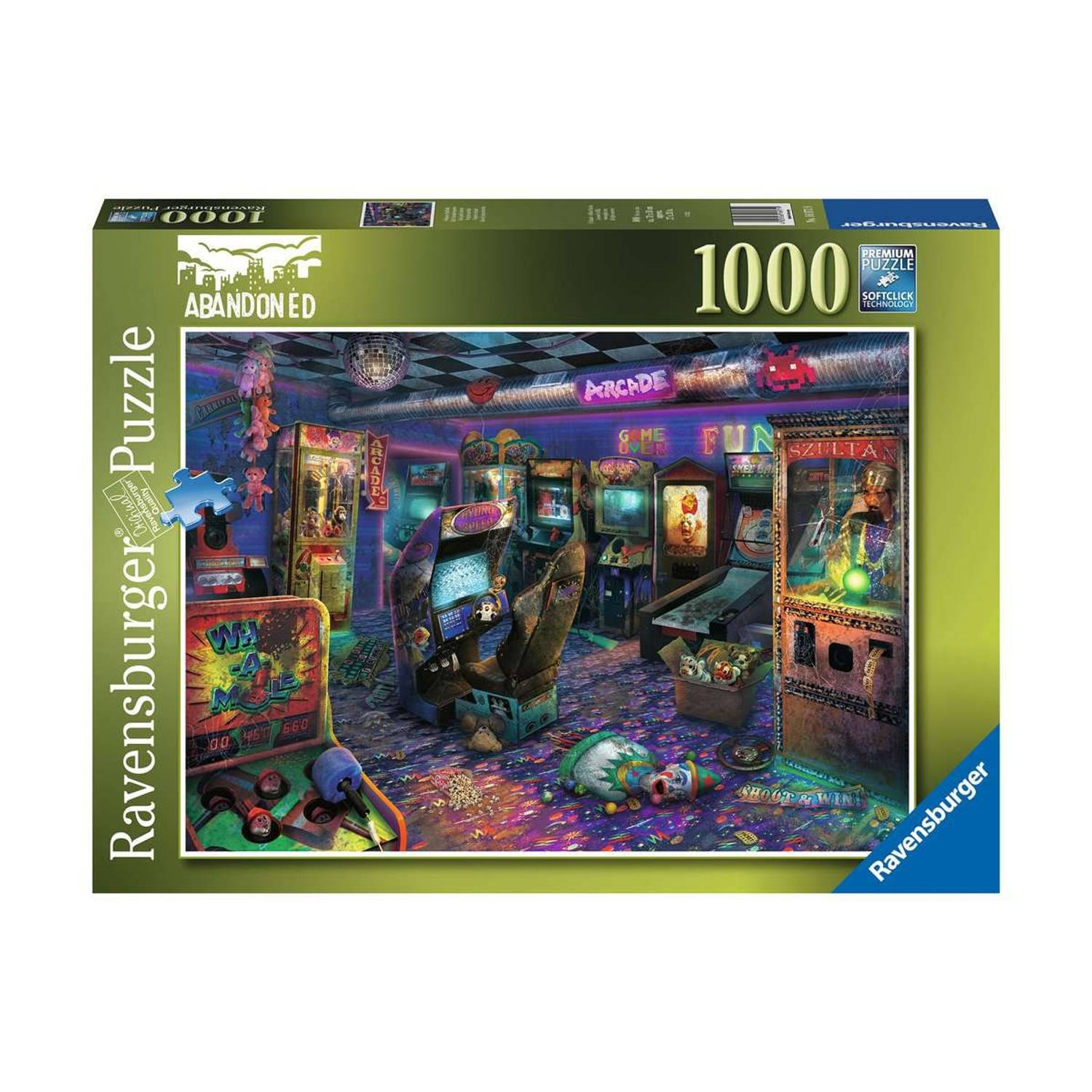 Ravensburger puzzel Forgotten Arcade 1000 stukjes