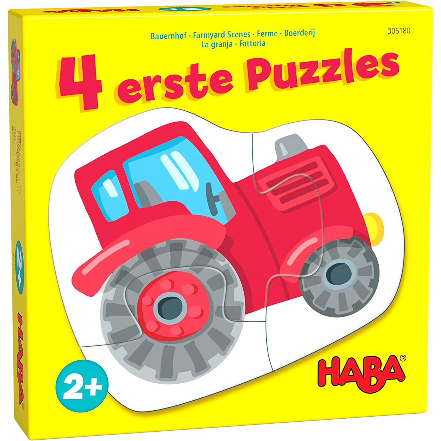 Haba legpuzzel 4 eerste puzzels Boerderij junior karton