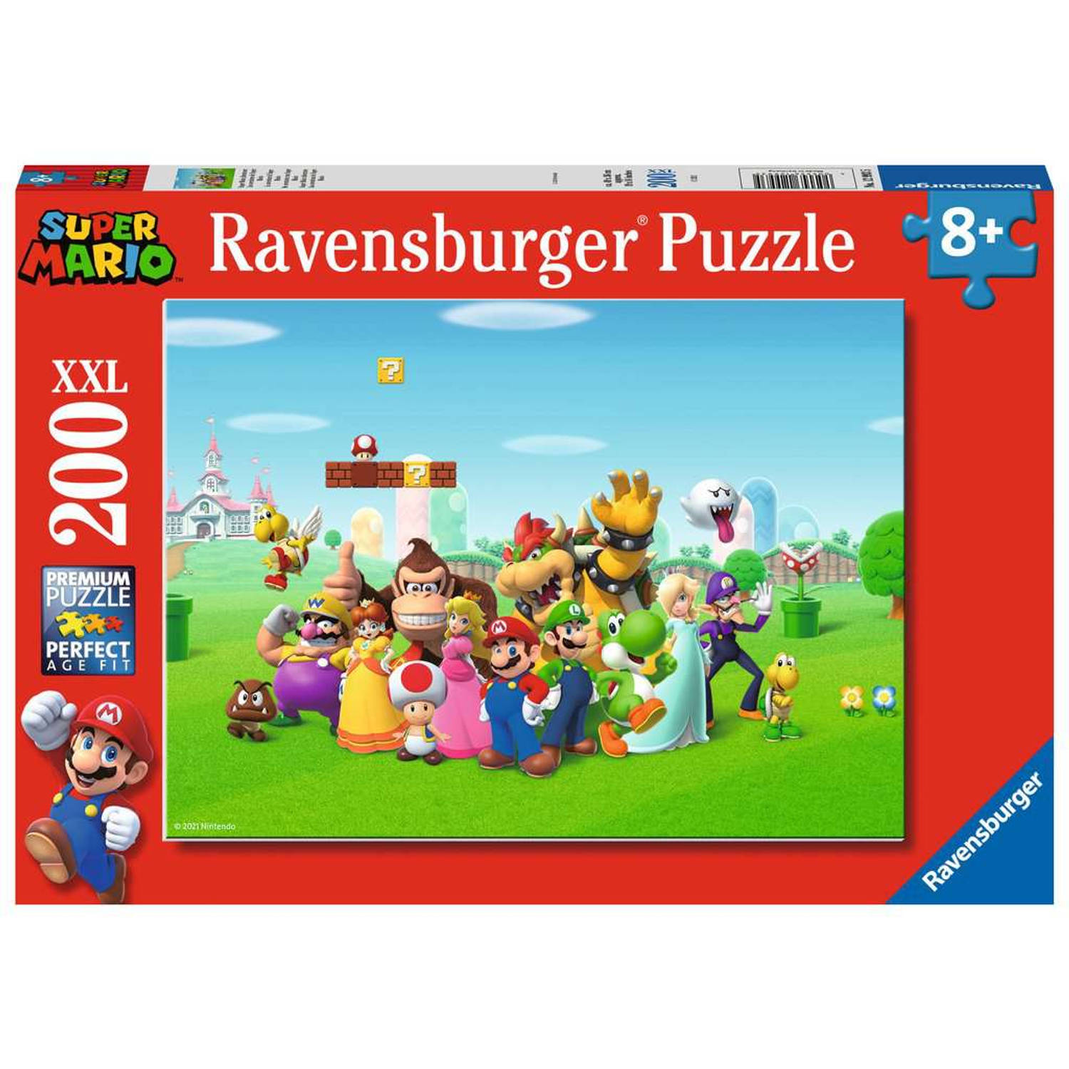Ravensburger puzzel 200 stukjes super mario avontuur