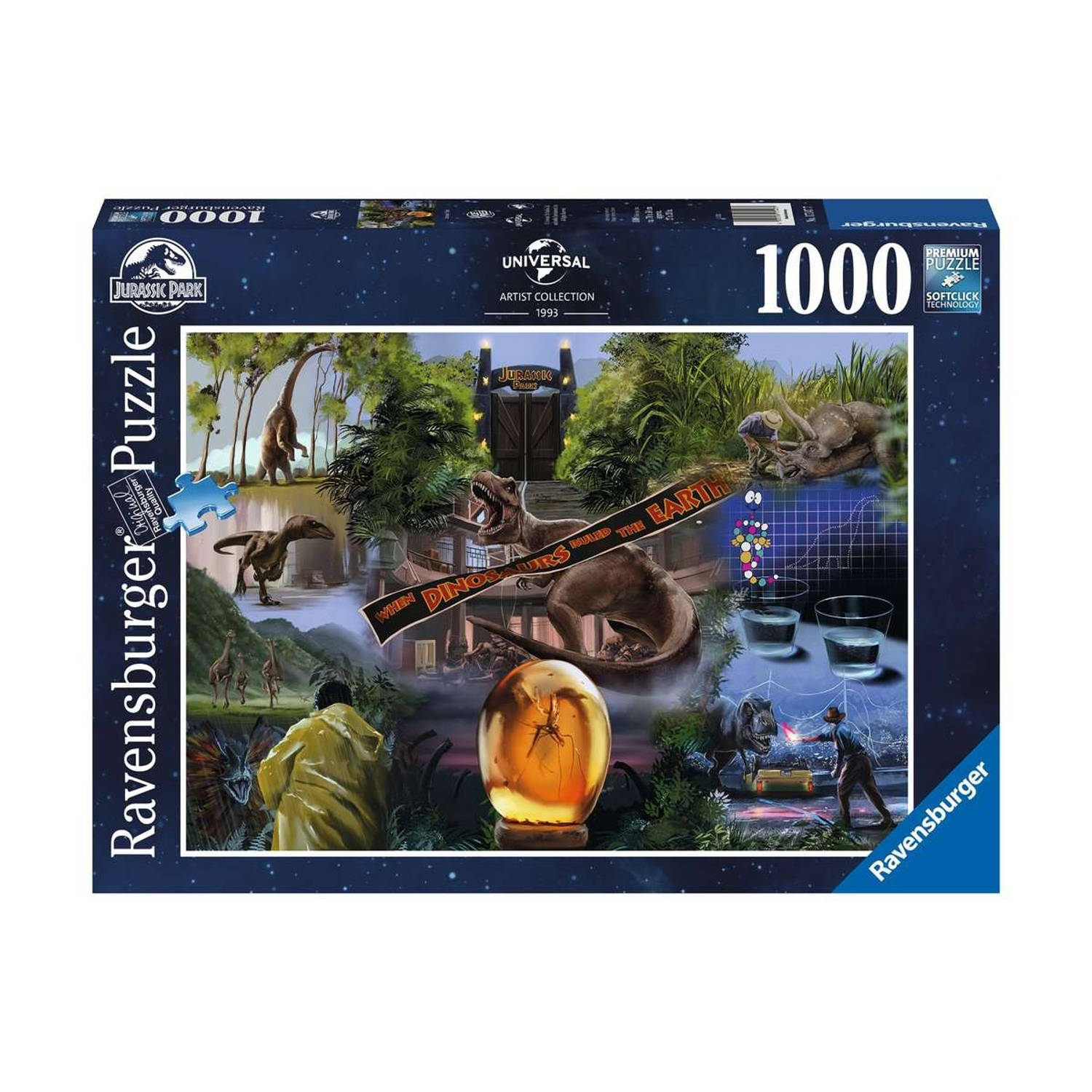 Universal Artist Collection Puzzle Jurassic Park Jigsaw (1000 pieces)