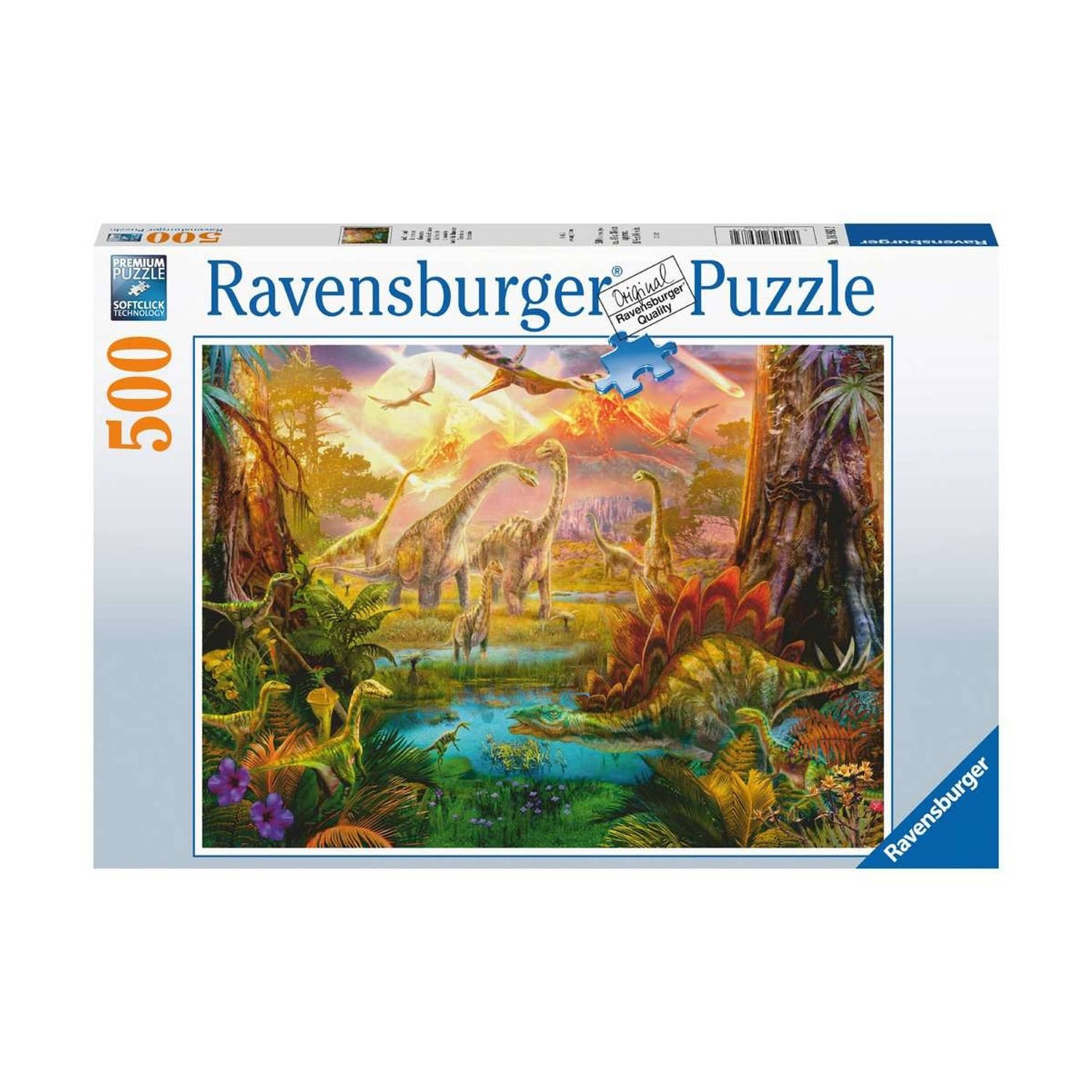 Ravensburger puzzel land van de dinosauriÃ«rs 500 stukjes