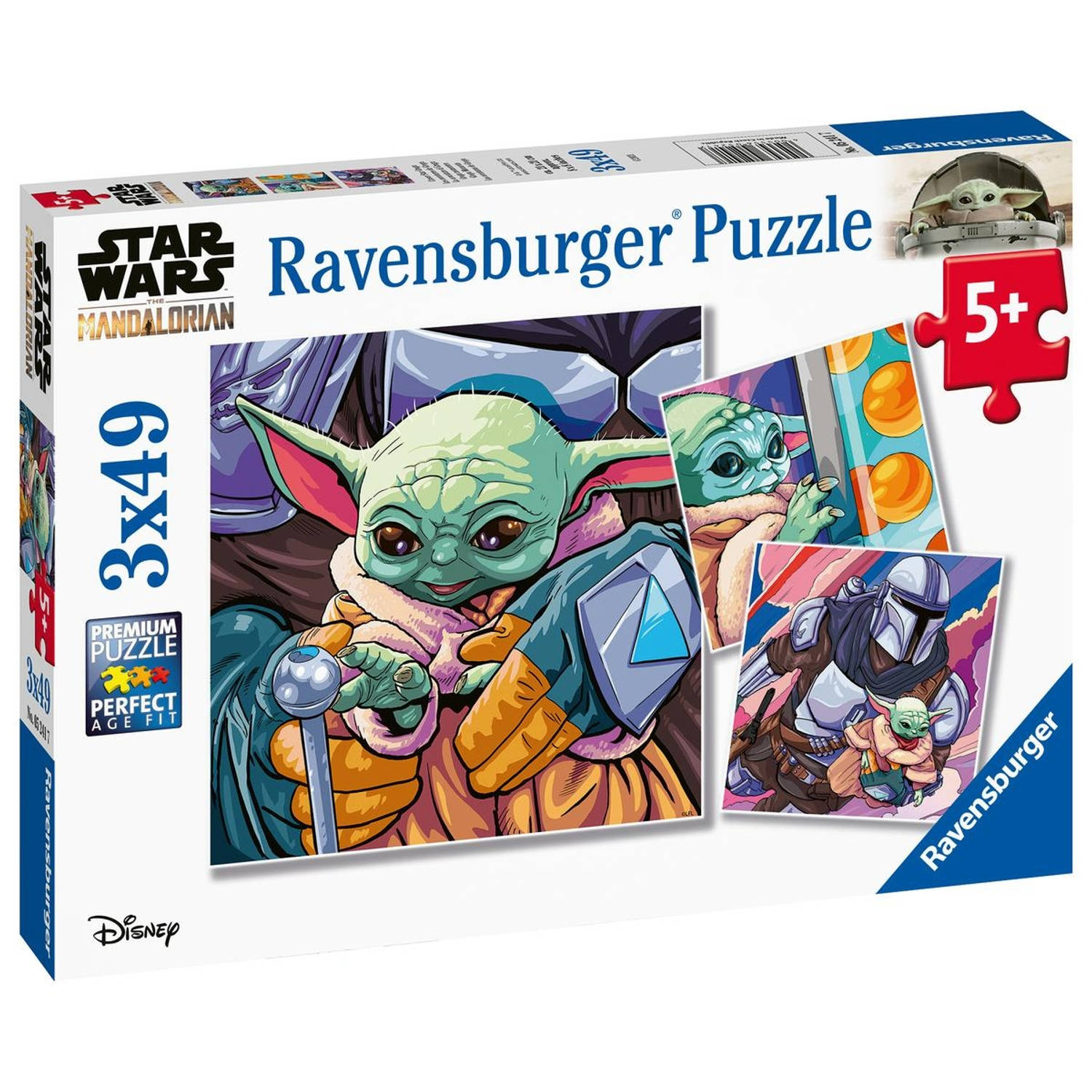 Star Wars Jigsaw Puzzle The Manddalorian Grogu Moments (3x49 pieces)
