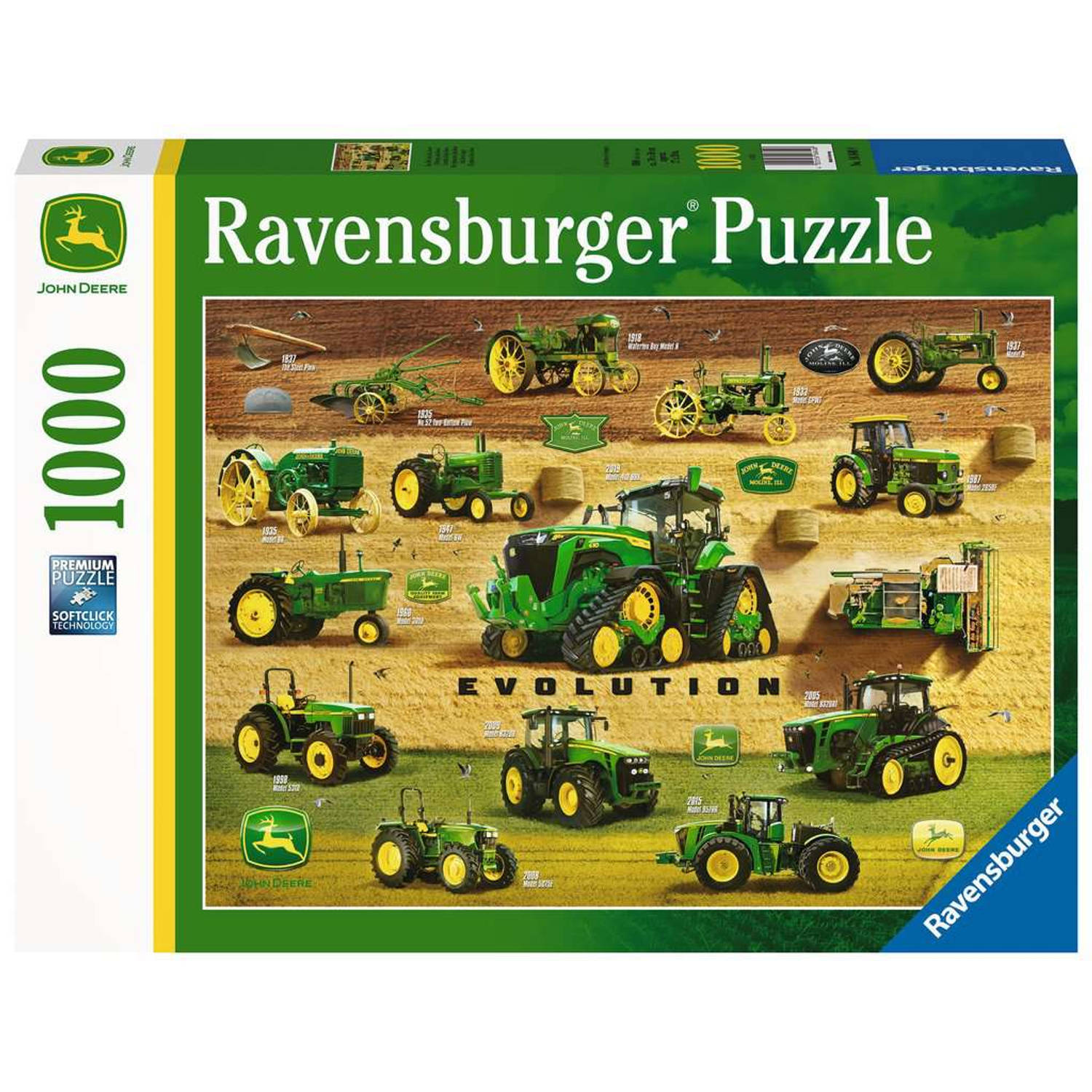 Ravensburger puzzel 1000 stukjes John Deere legacy
