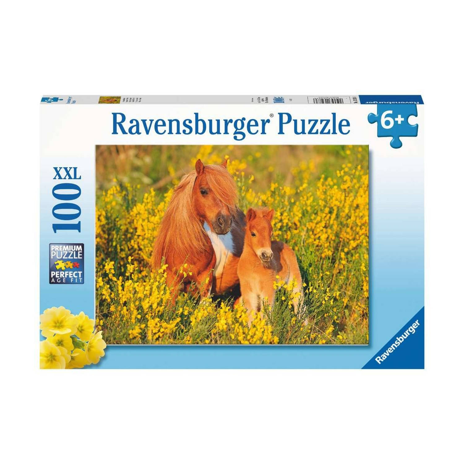 Ravensburger puzzel shetlandponys 100 stukjes