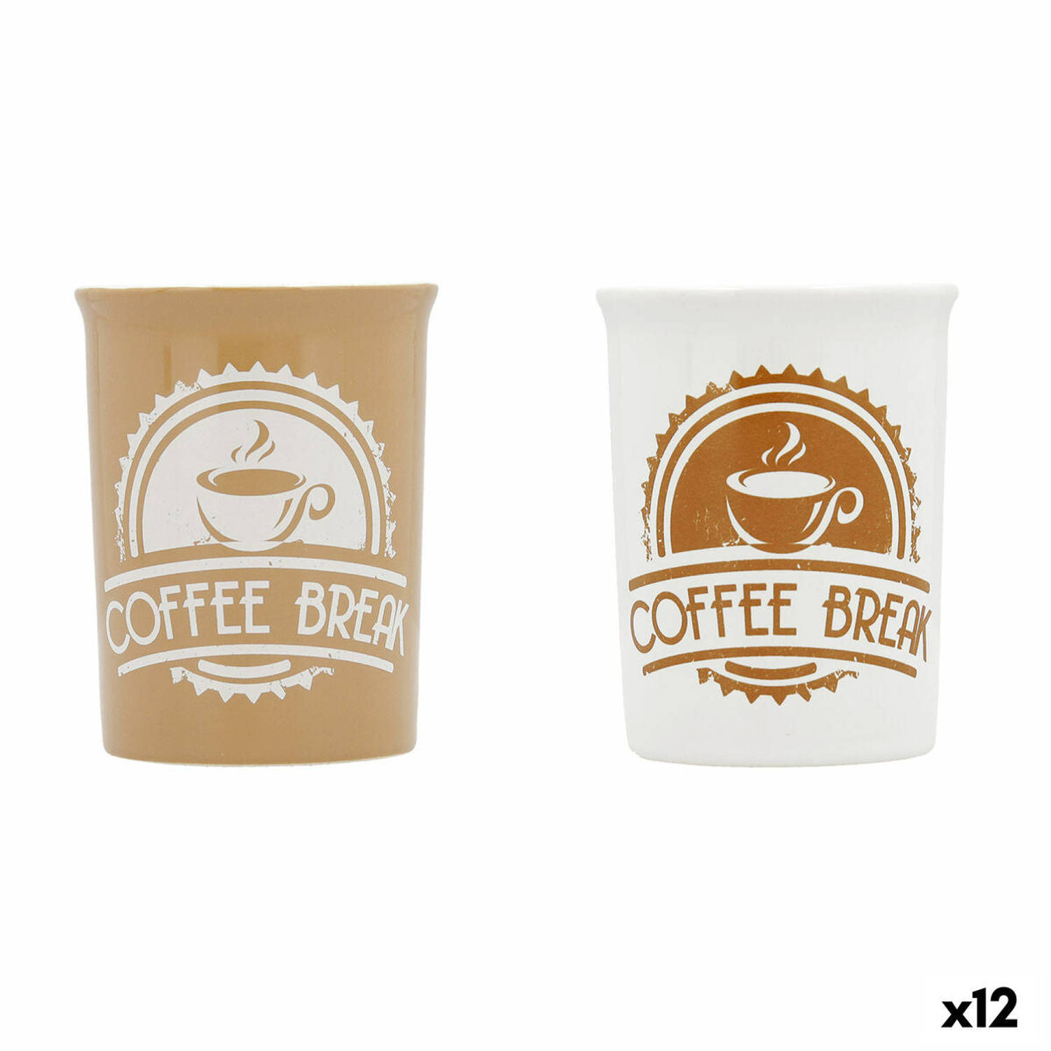 Kopp Quid Coffee Break Keramisch Multicolour (240 ml) (12 Stuks)