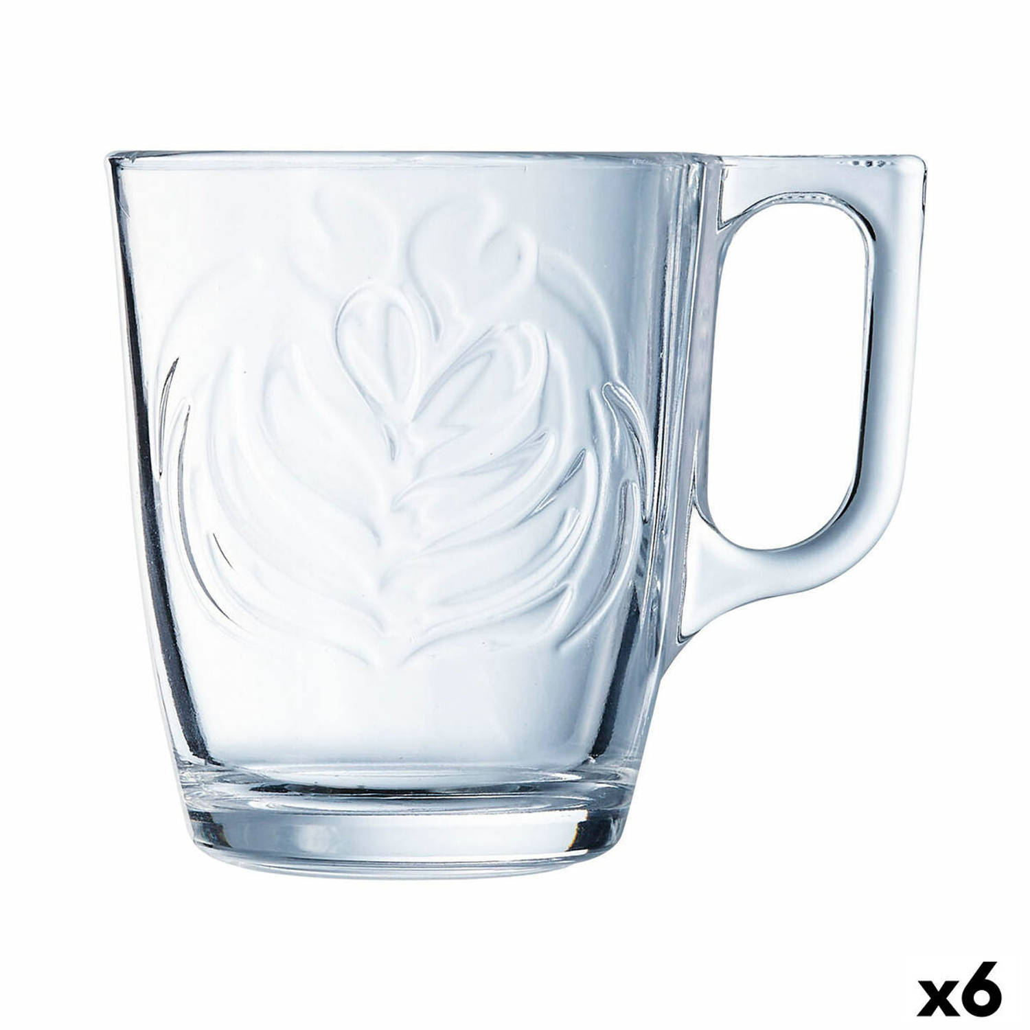Kopp Luminarc Barista Ontbijt Transparant Glas (250 ml) (6 Stuks)