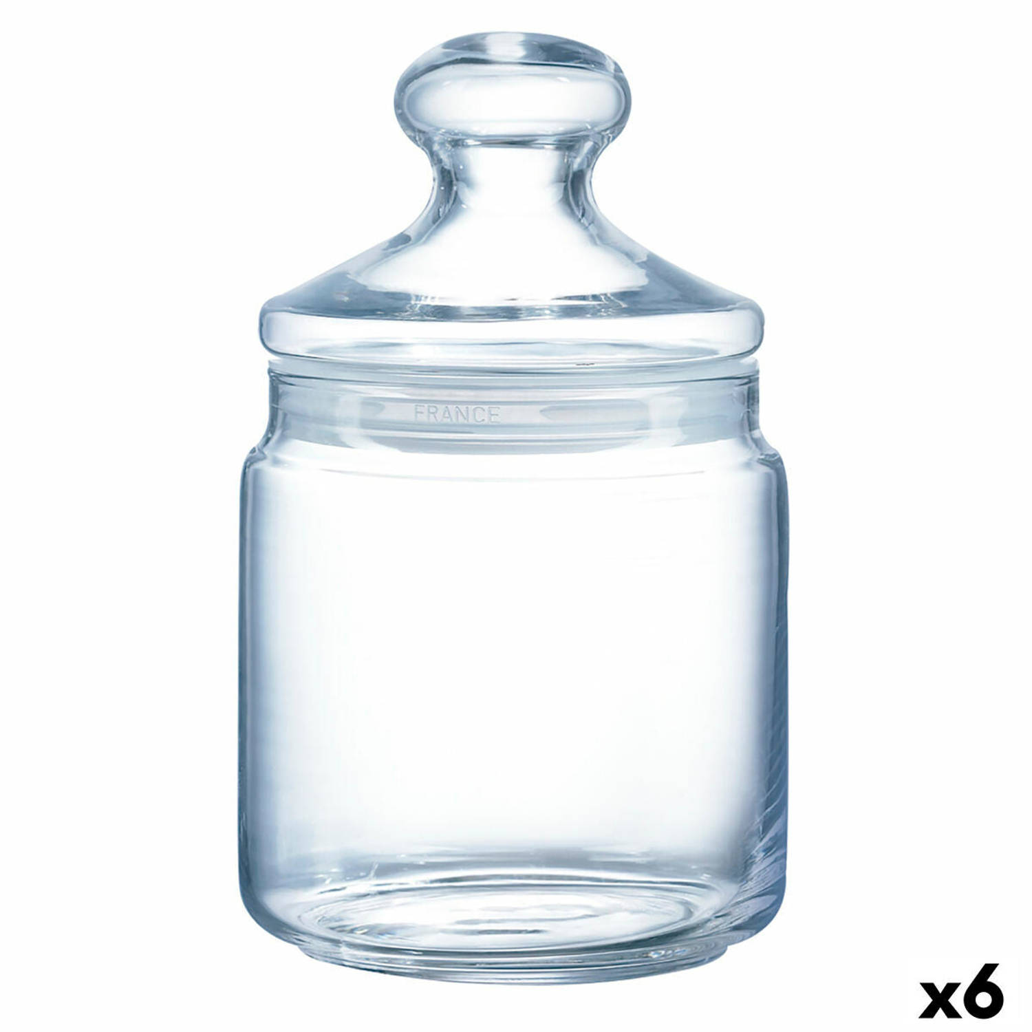 Pot Luminarc Club Transparant Glas (750 ml) (6 Stuks)