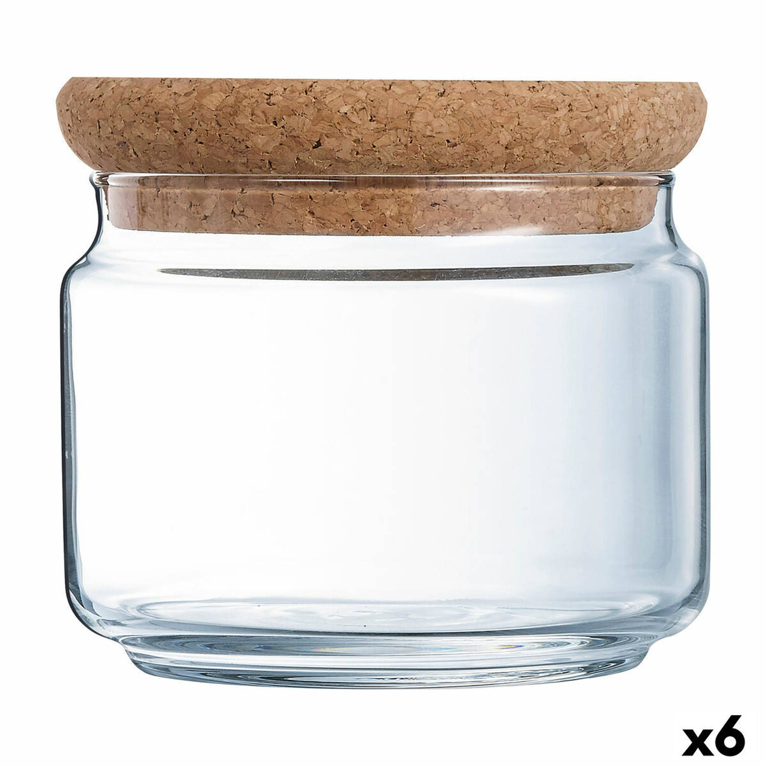 Blik Luminarc Pav Transparant Kurk Glas (500 ml) (6 Stuks)