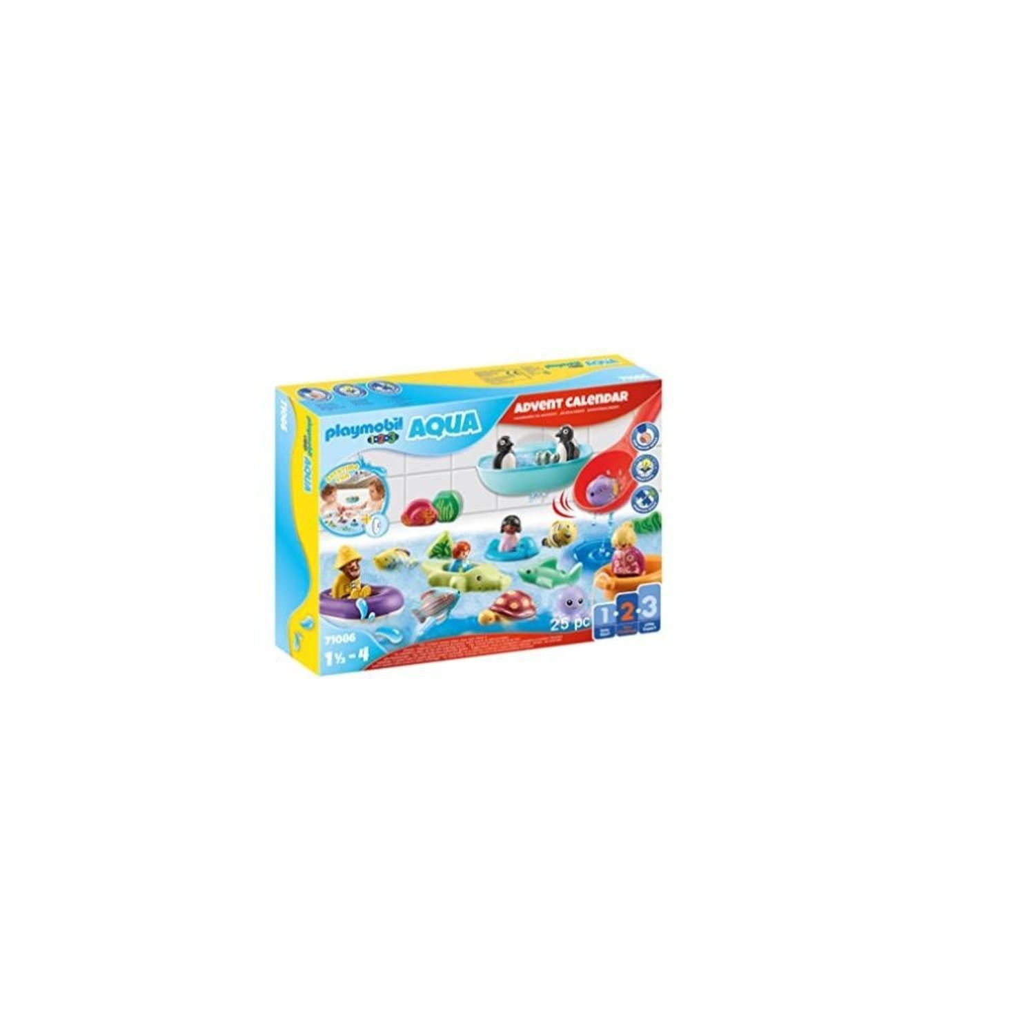 Playmobil Christmas - 1.2.3 AQUA: Adventskalender Badplezier 71086