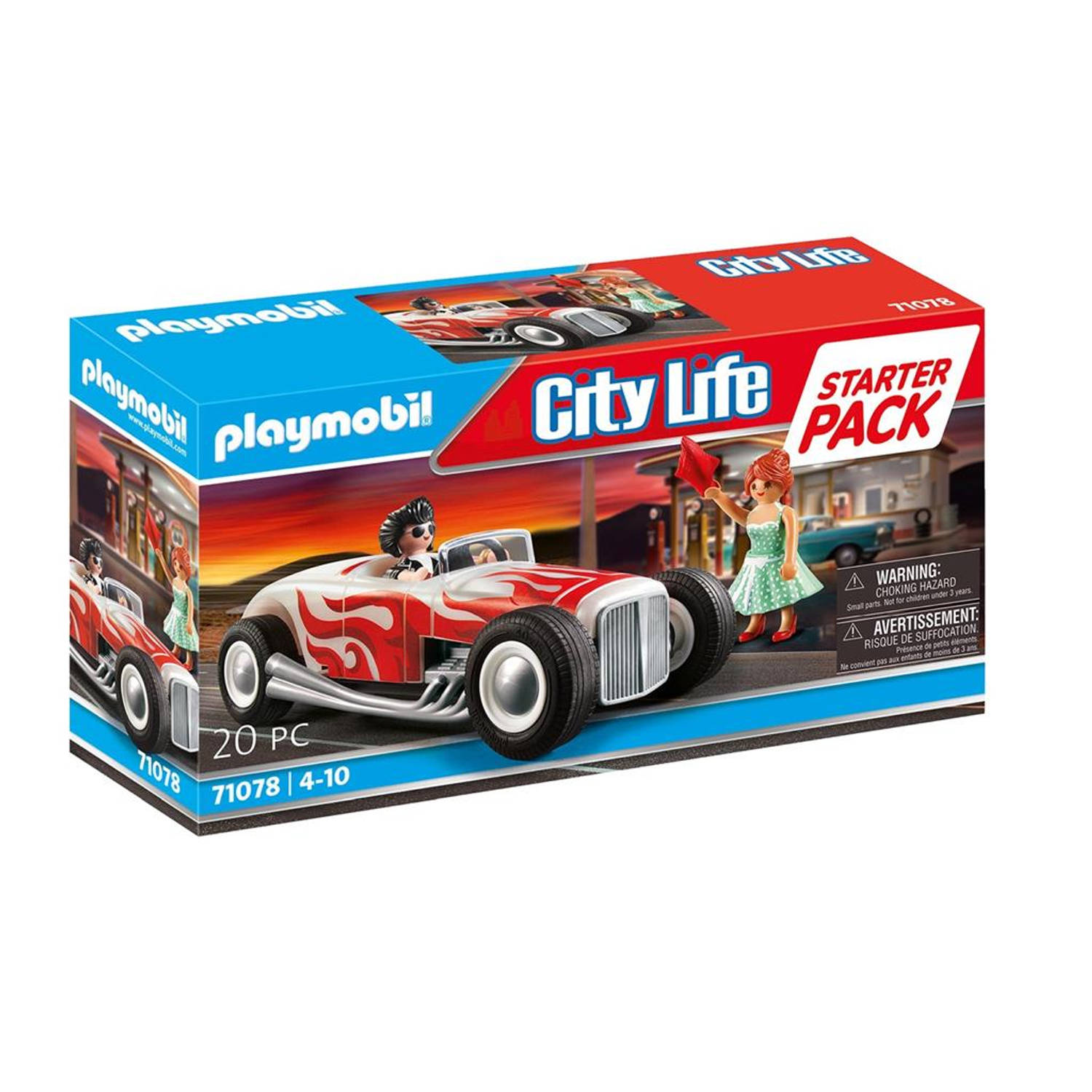 Playmobil® Constructie-speelset Starter Pack Hot Rod (71078), City Life