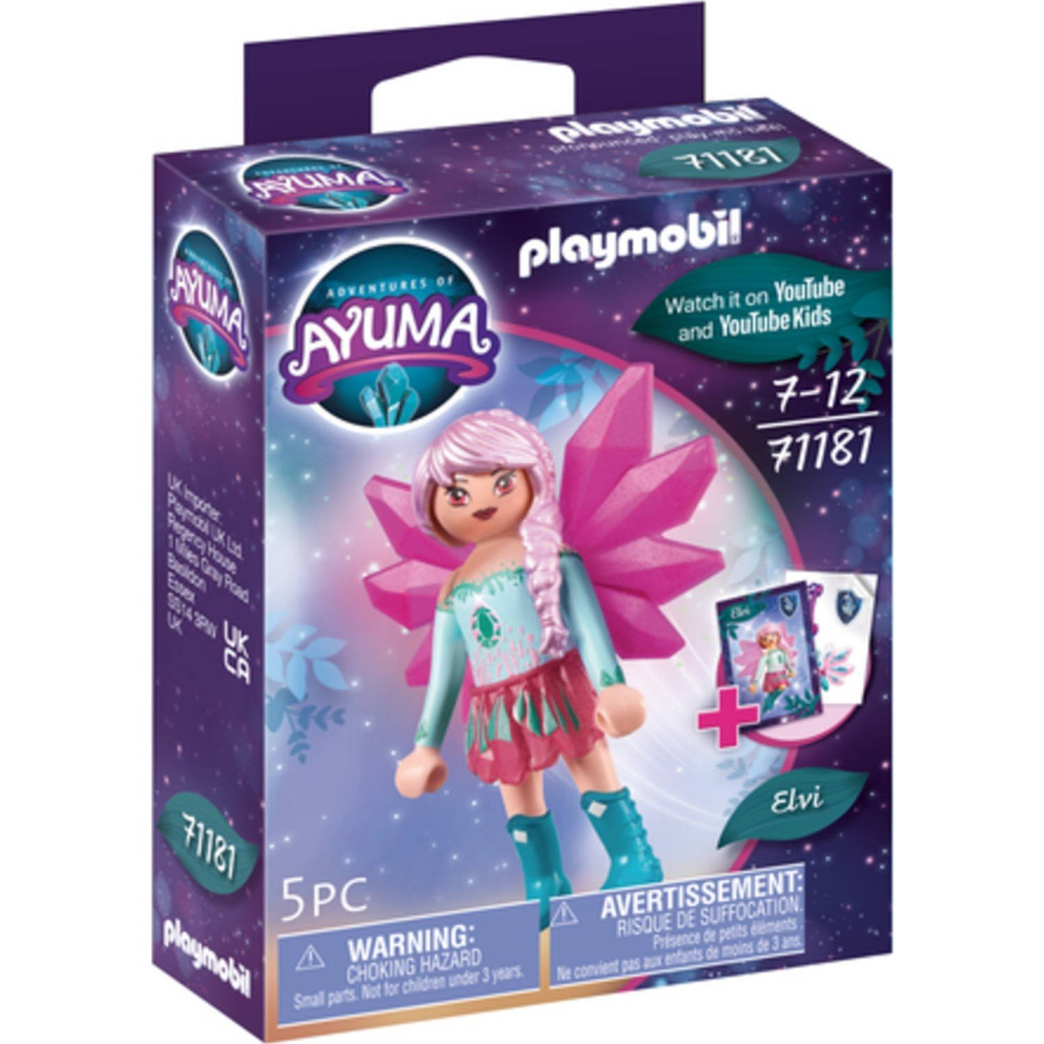 Playmobil Adventures of Ayuma Crystal Fairy Elvi 71181