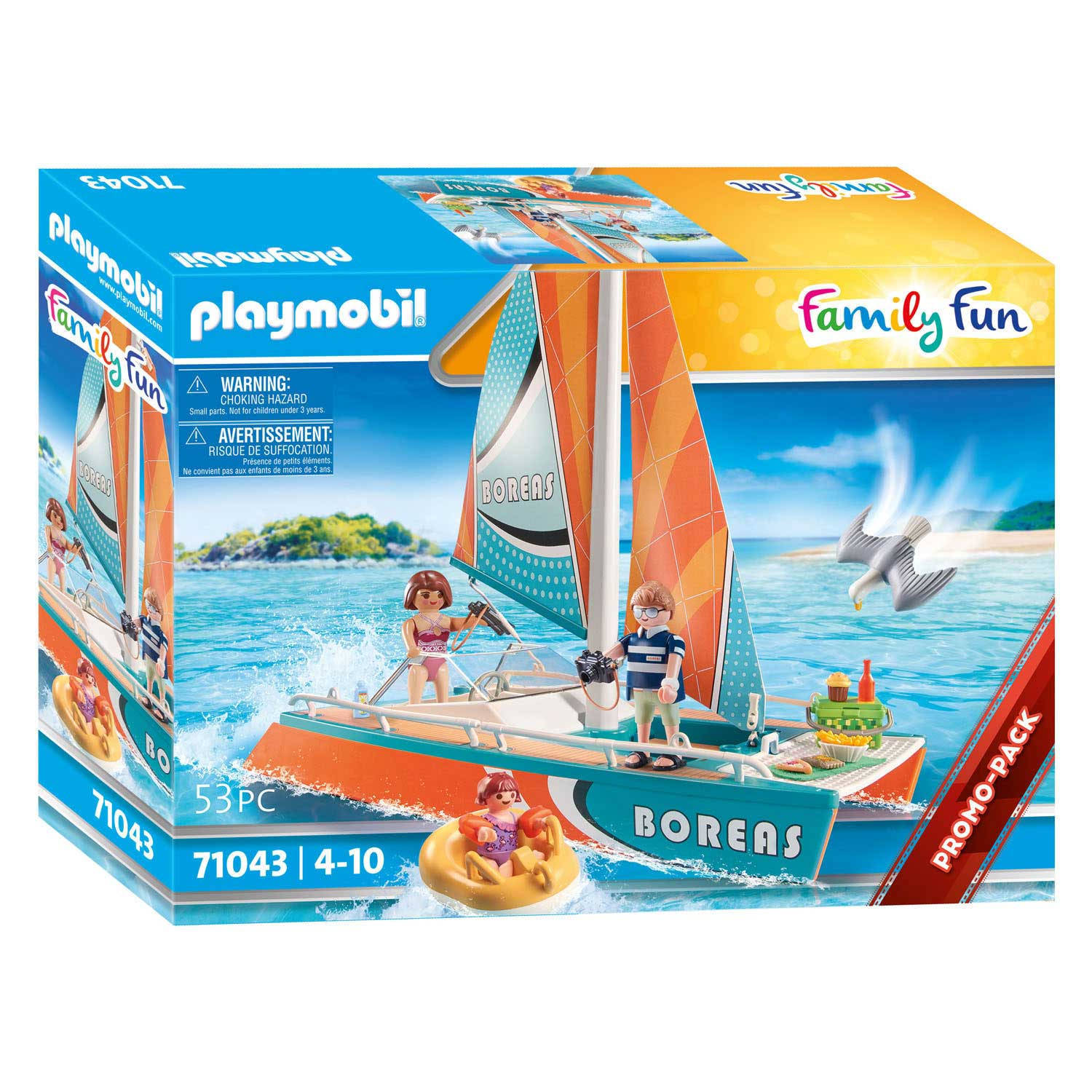 Playmobil® Constructie-speelset Katamaran (71043), Family Fun (53 stuks)