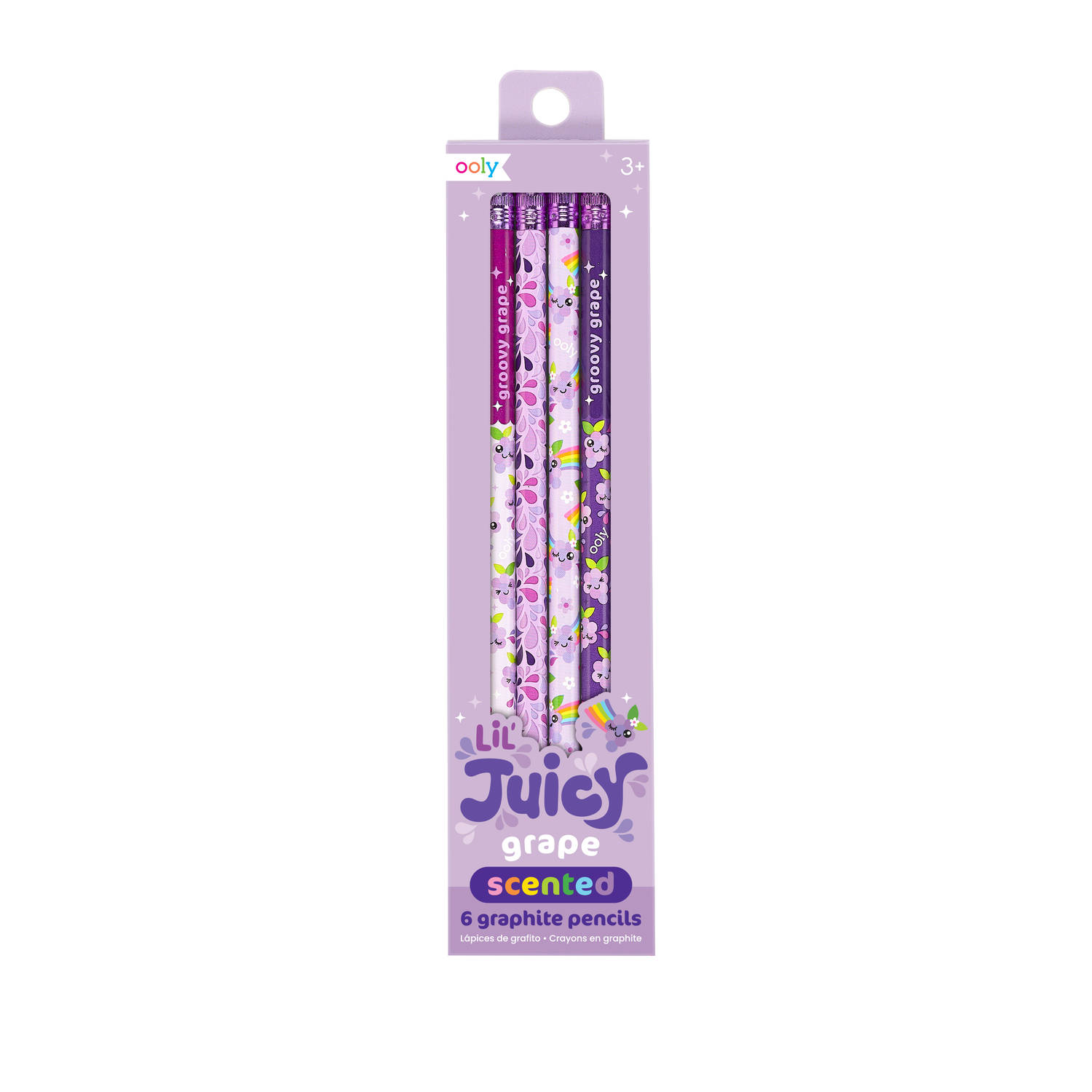 Ooly - Lil Juicy Scented Graphite Pencils - Grape