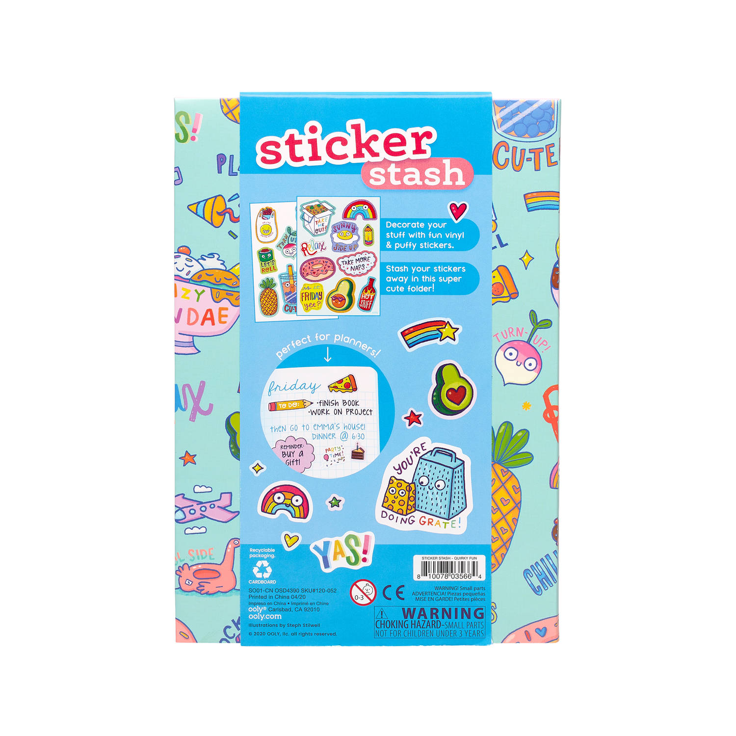 Ooly - Sticker Stash - Quirky Fun