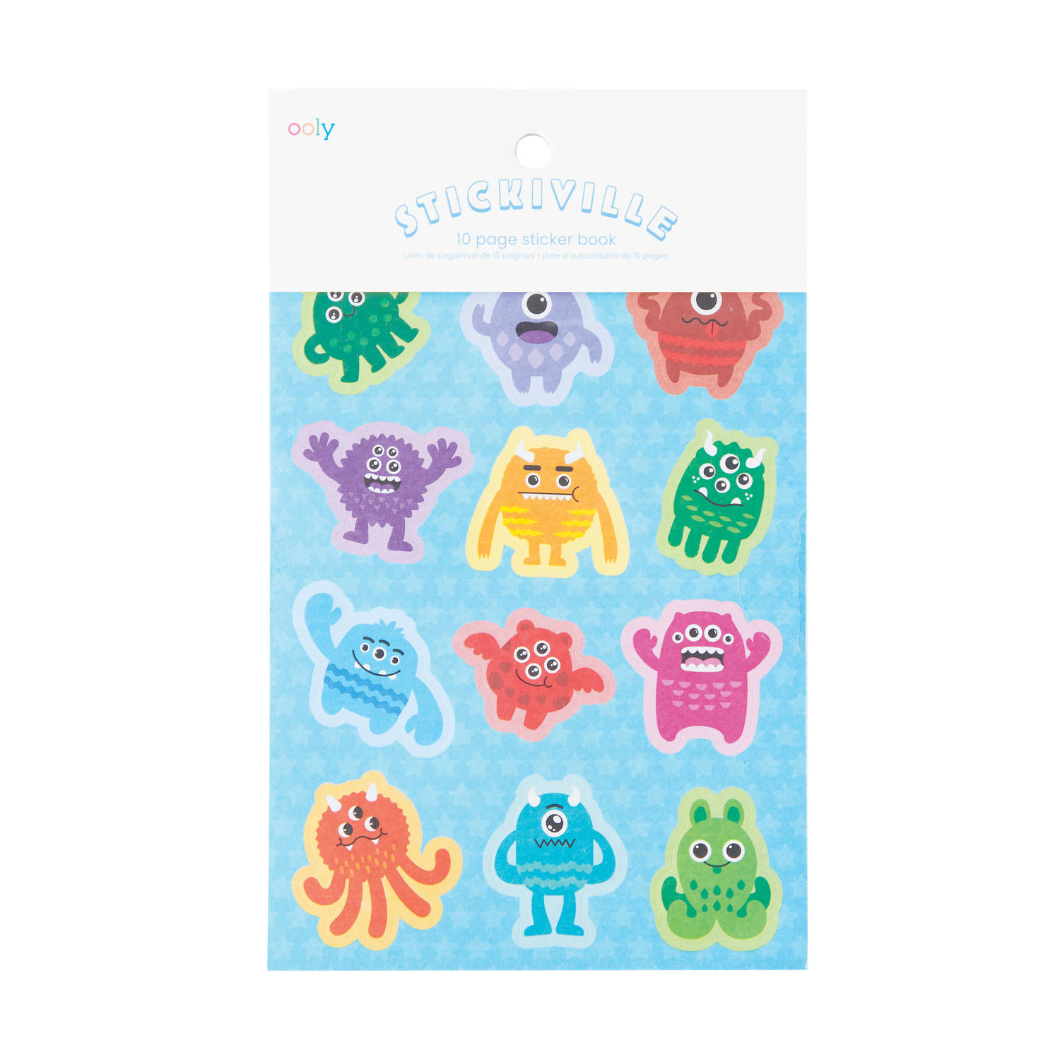 Ooly Stickiville Stickers Book Monsters