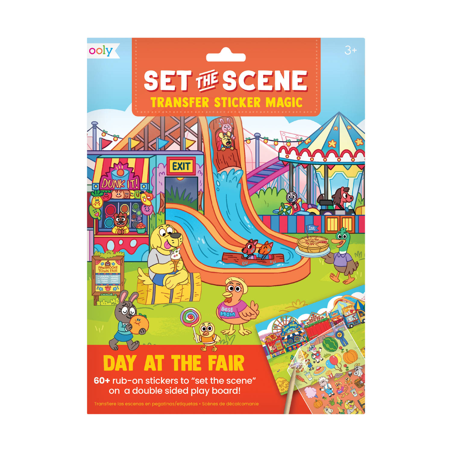 Ooly Set The Scene Transfer Stickers Day At The Fair