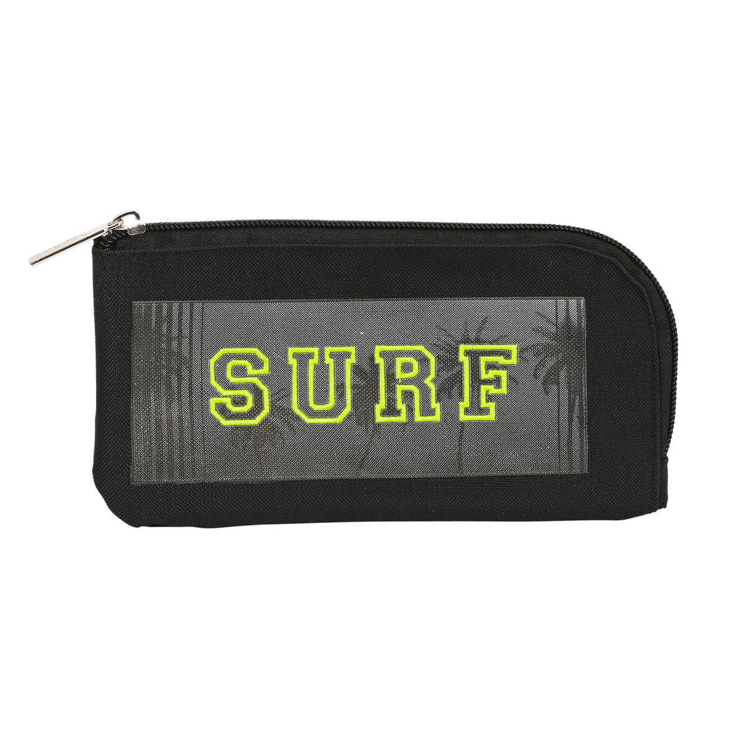 Schoolpennenzak Safta Surf Zwart (23 x 11 x 1 cm)