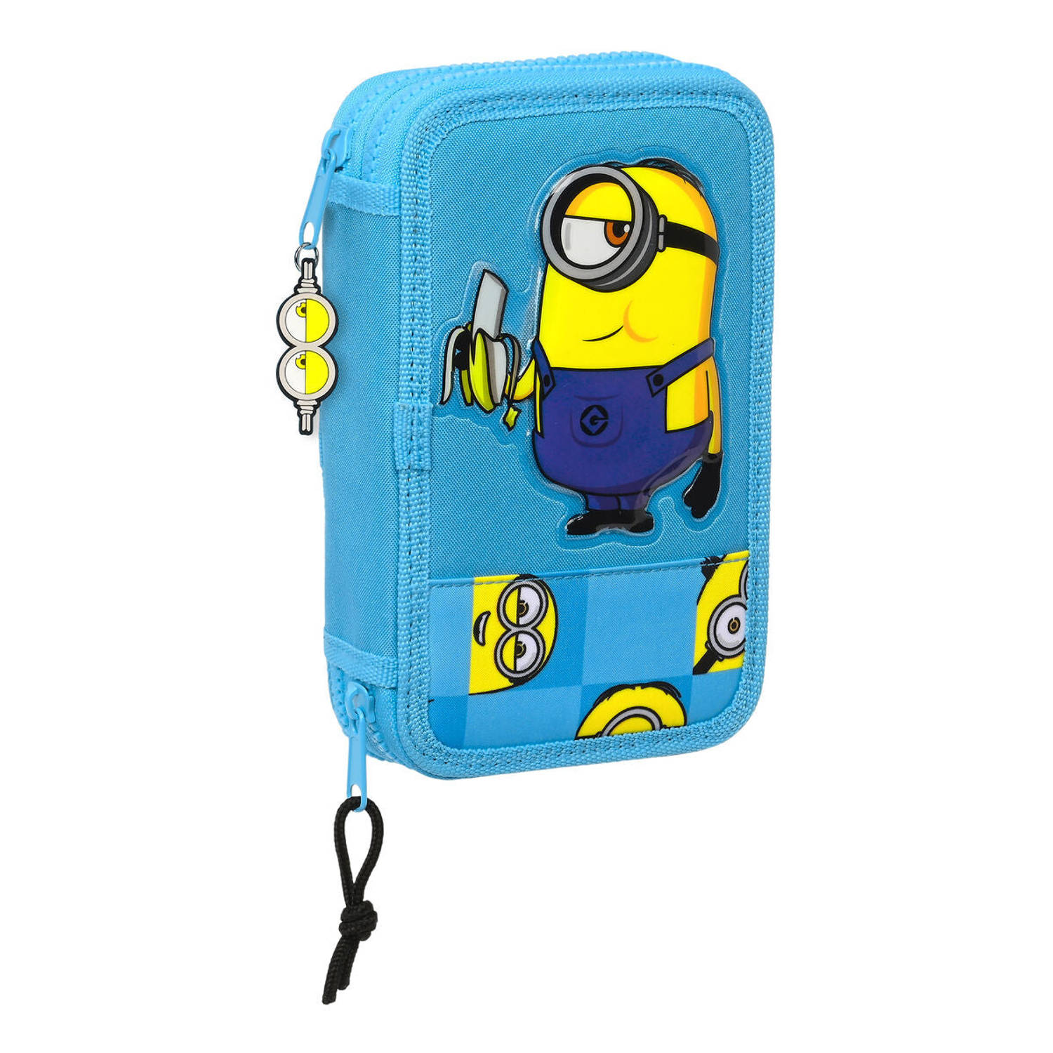 Dubbele etui Minions Minionstatic Blauw (28 pcs)