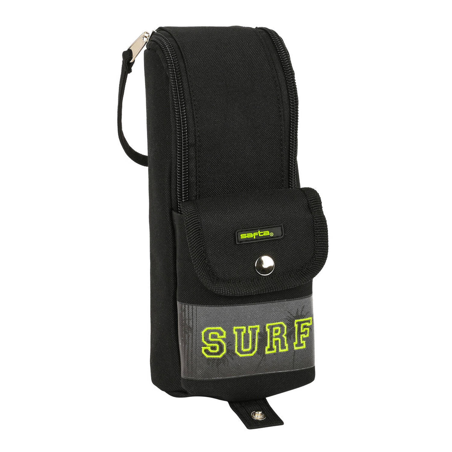 Schoolpennenzak Safta Surf Zwart (6 x 21 x 6 cm)