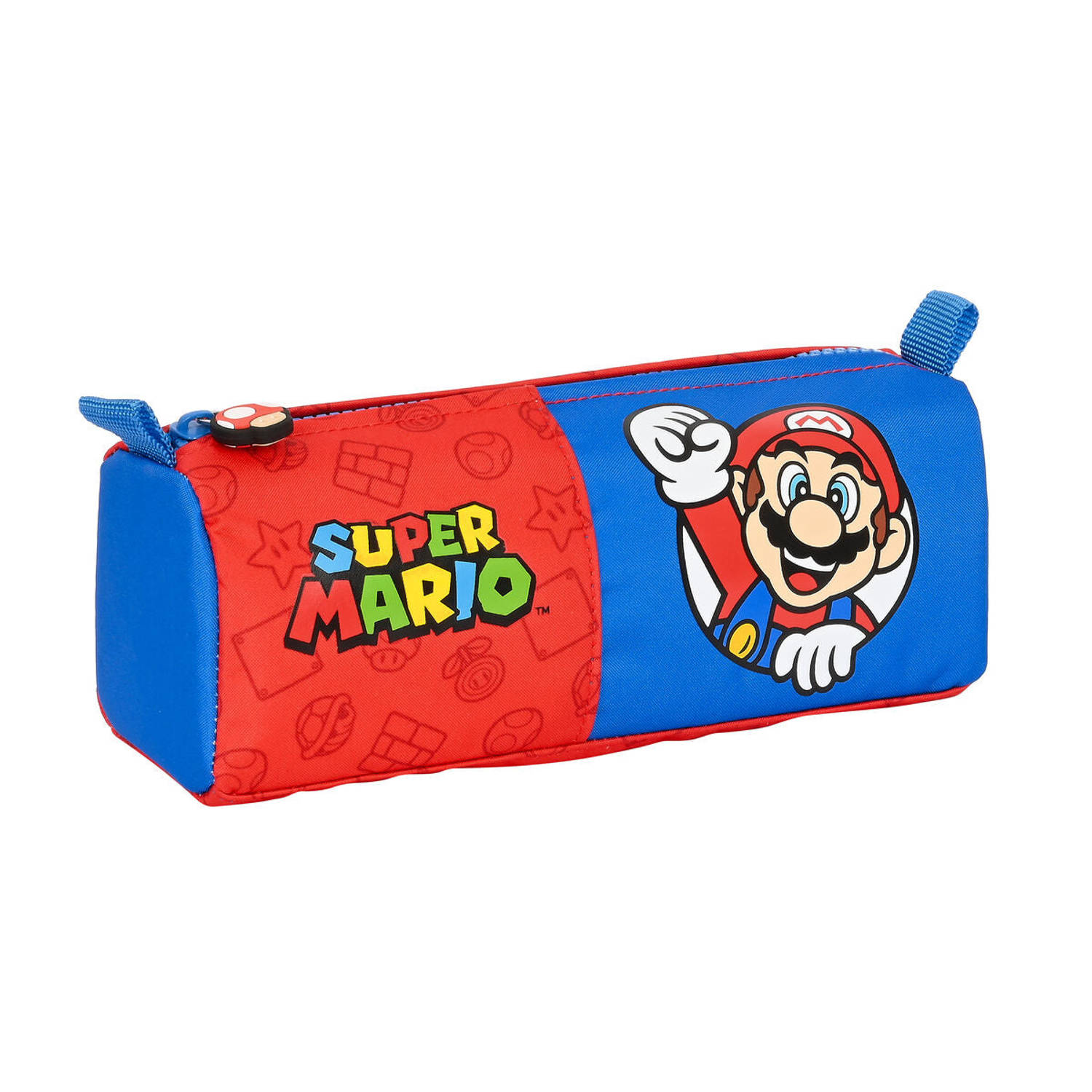 Schoolpennenzak Super Mario Rood Blauw (21 x 8 x 7 cm)