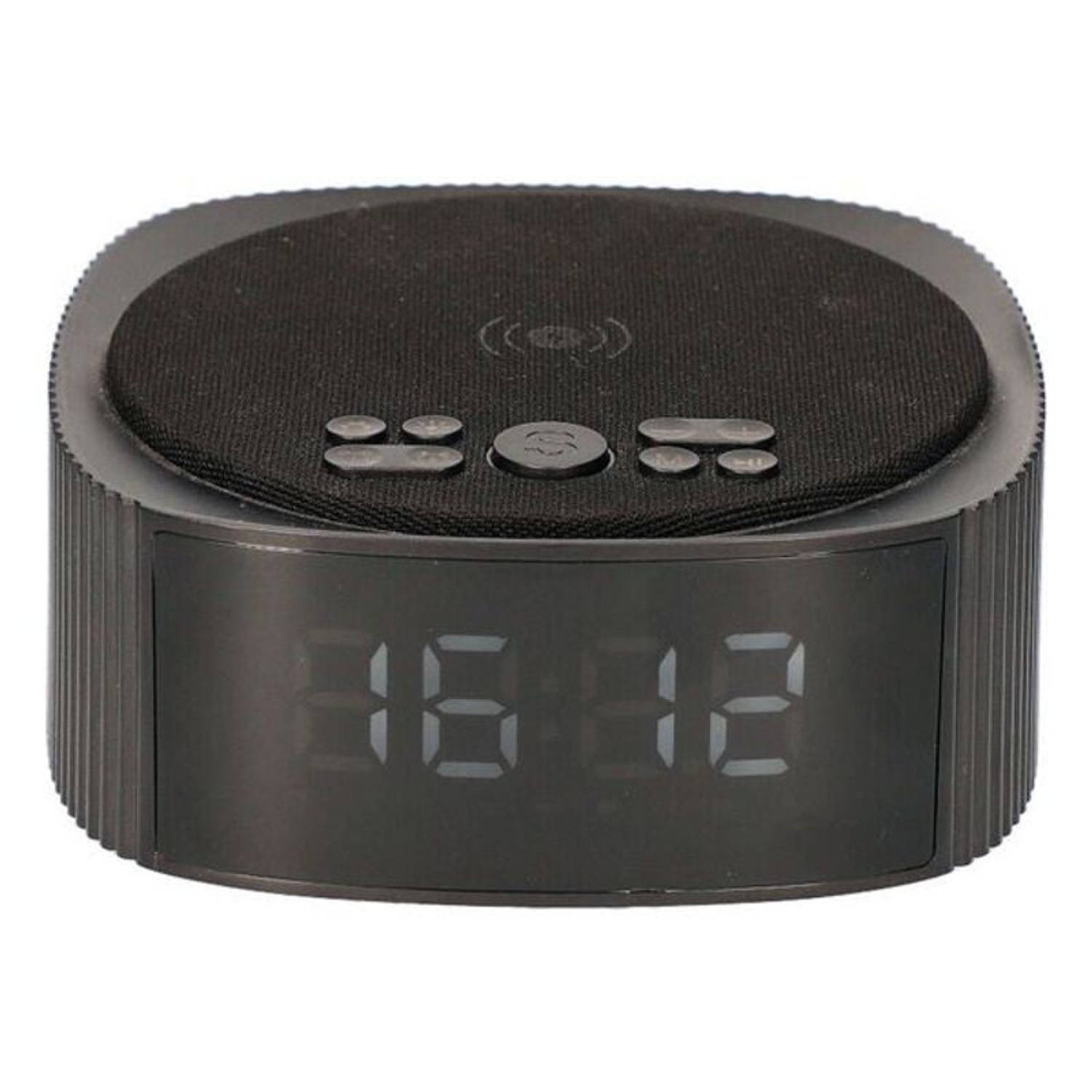 Radio alarmklok met draadloze oplader KSIX TP-8427542105581_BXCQI12N_Vendor Bluetooth 10W Zwart