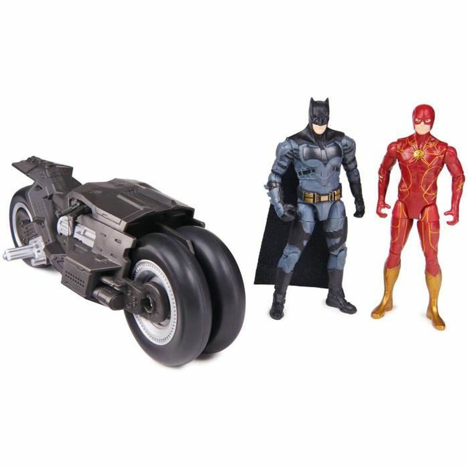 Actiefiguren Spin Master Flash Batman Batcycle