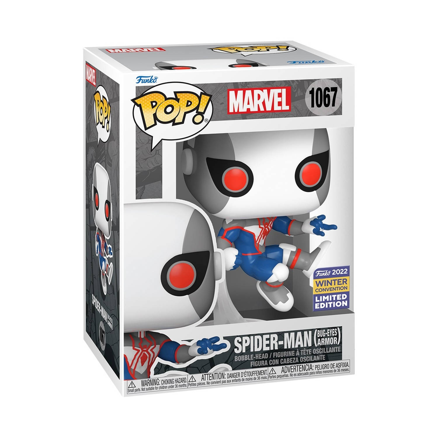 Funko Pop! Marvel: Spider-Man (Bug-Eyes Armor) - Smartoys Exclusive