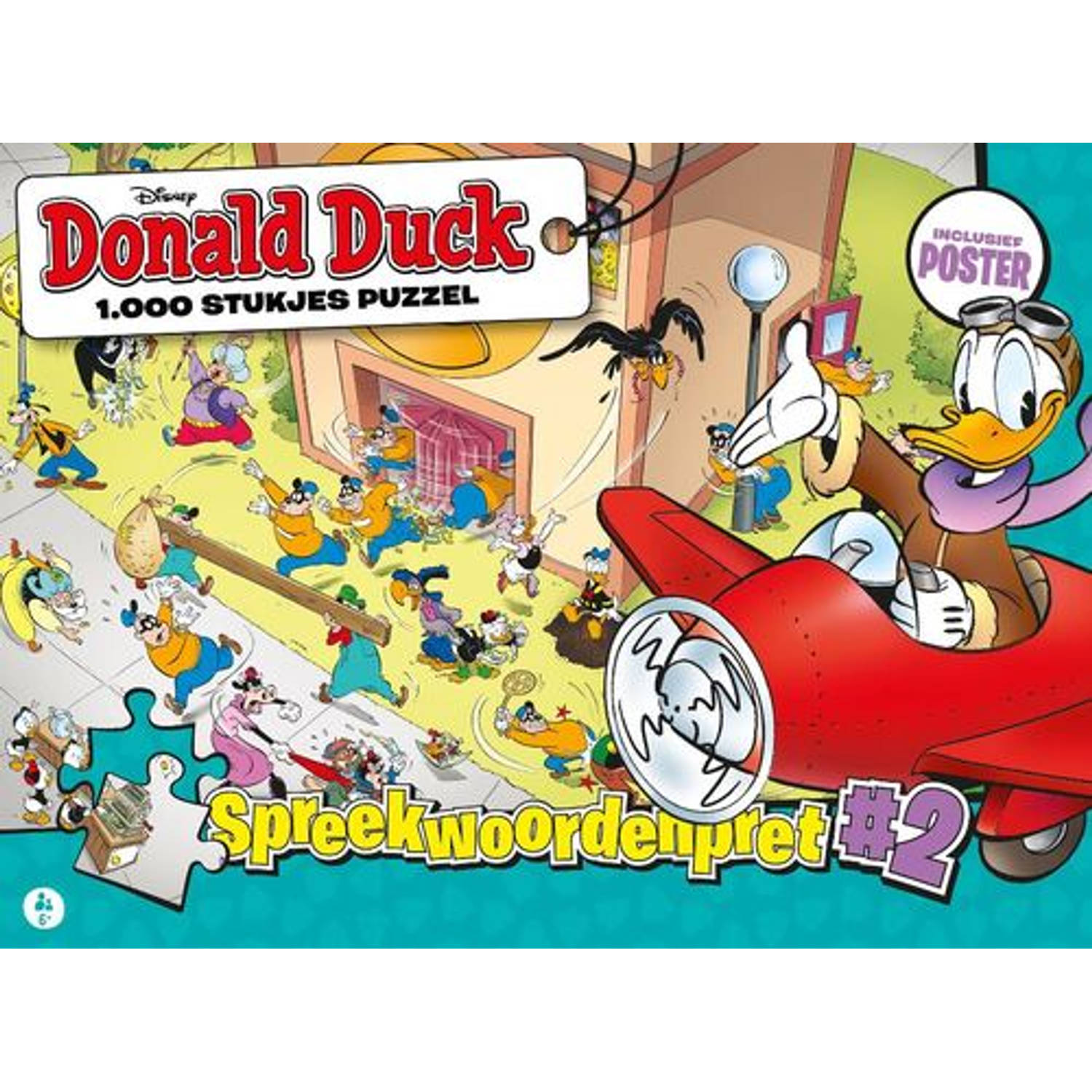 Puzzel Donald Duck Spreekwoordenpret #2 1000 Stuks