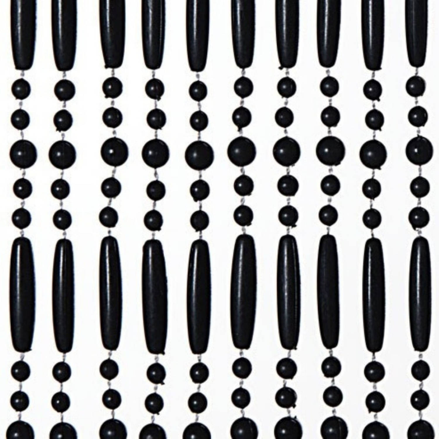 IVOL Vliegengordijn Perla - 100 x 240 cm - Zwart - Deurgordijn