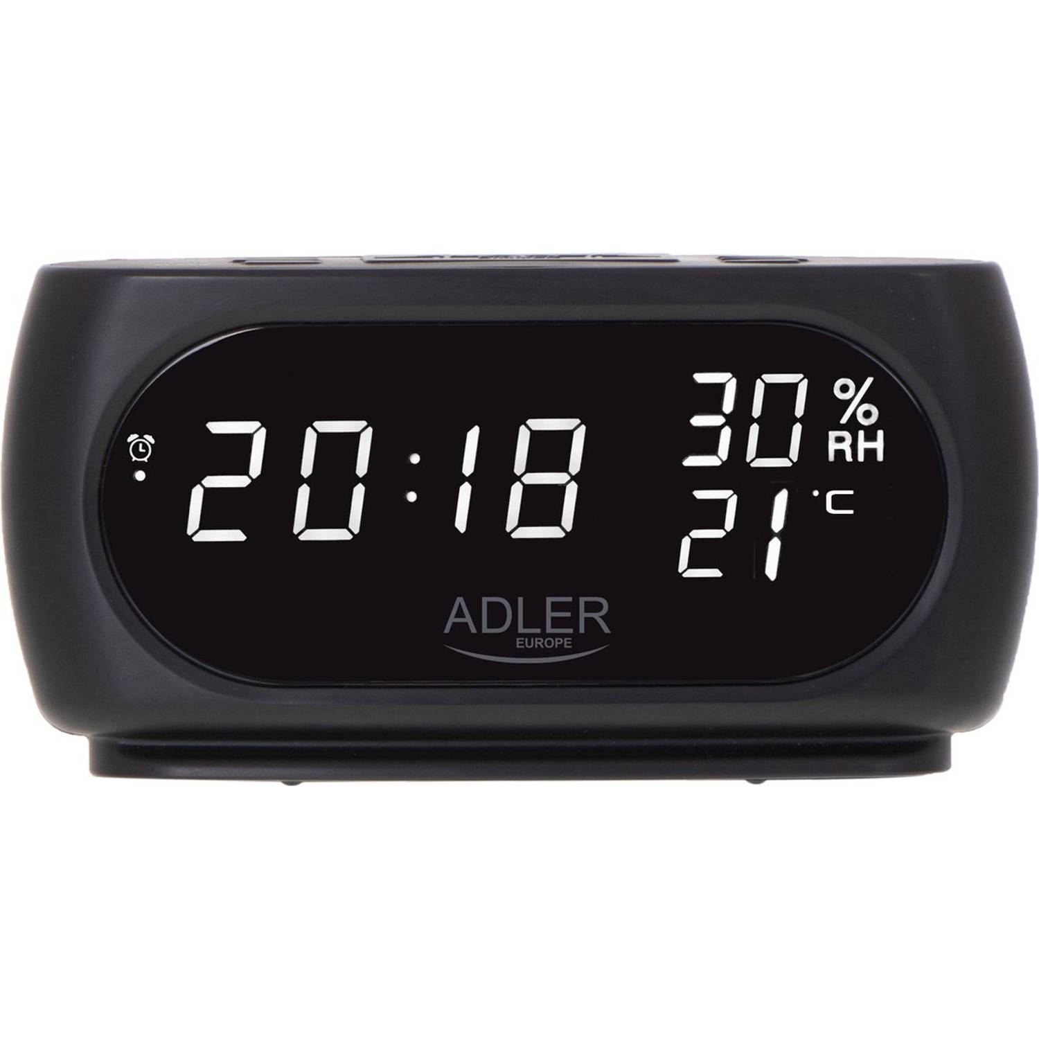 Adler AD 1186 Wekker Led met thermometer