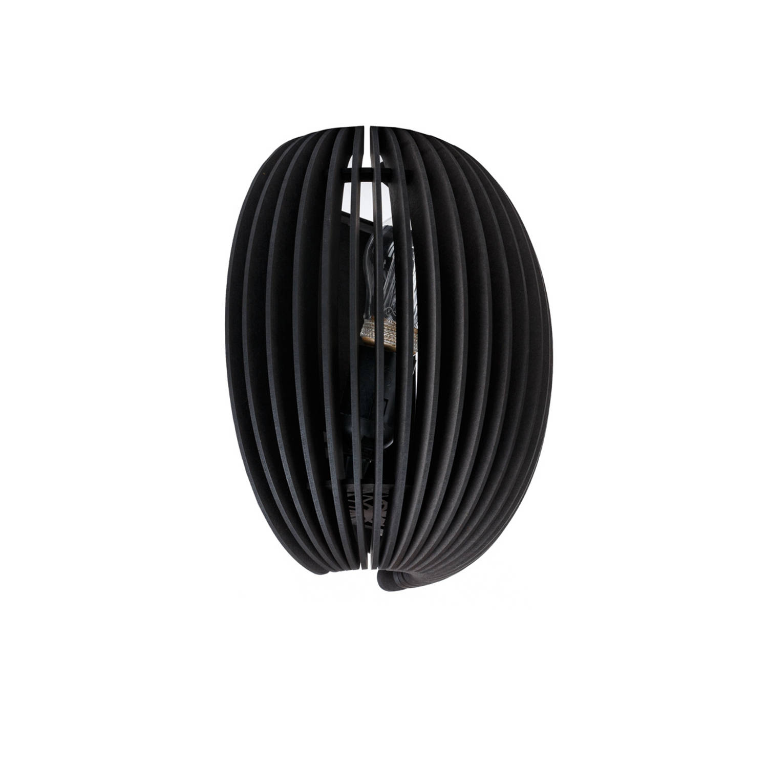 Blij Design Wandlamp Swan H 27 cm zwart