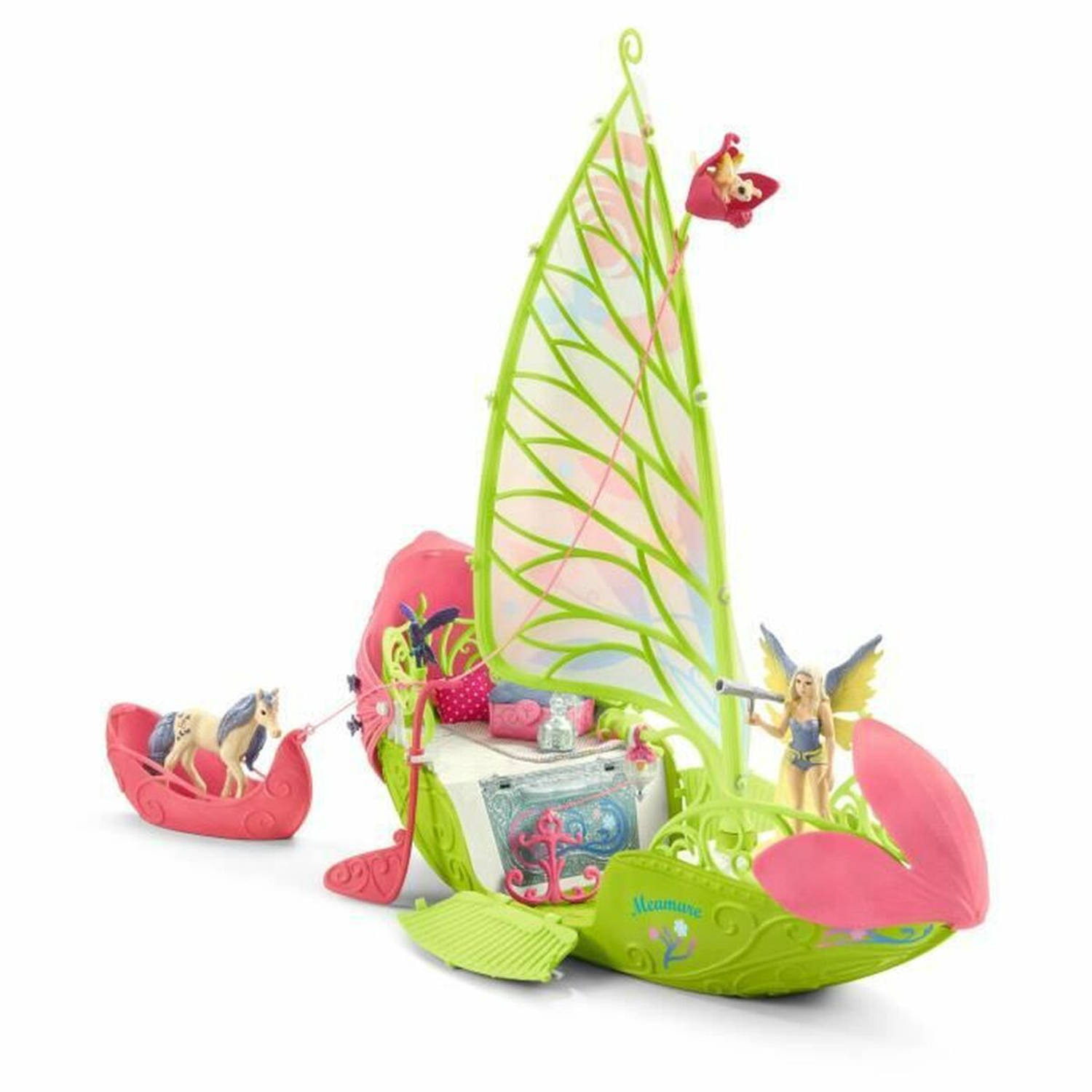 Playset Schleich Sera&apos;s magical flower boat Paard Plastic