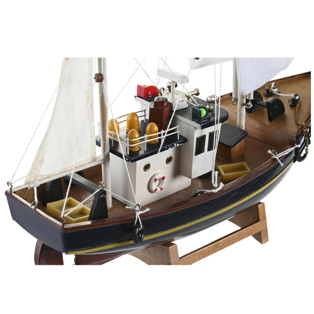 Items Vissersboot schaalmodel - Hout - 32 x 10 x 28 cm - Maritieme boten decoraties voor binnen - Beeldjes