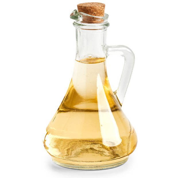Zeller azijn/olie fles - glas - 270 ml - met kurk - Olie- en azijnstellen