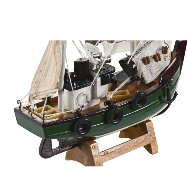 Items Vissersboot schaalmodel - Hout - 16 x 5 x 15 cm - Maritieme boten decoraties voor binnen - Beeldjes