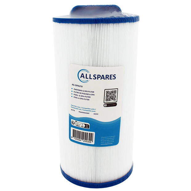 AllSpares Spa Waterfilter geschikt voor SC779 / 40372 / PWW50SHORT