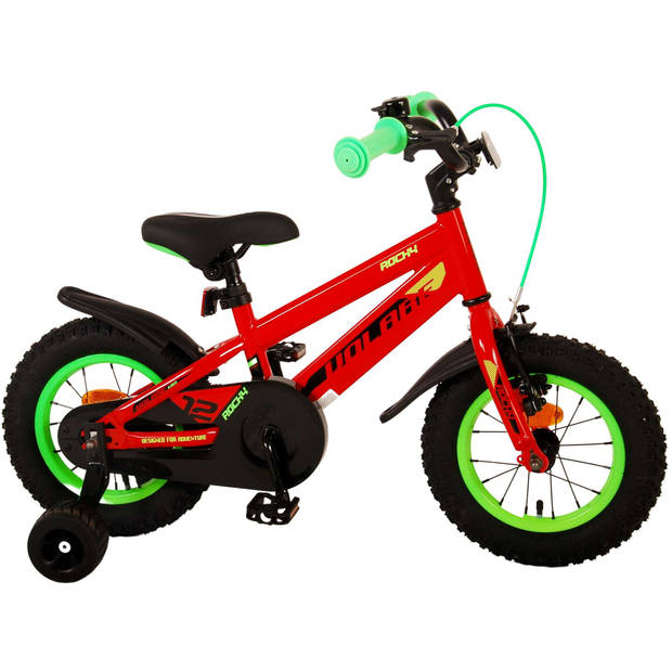 Volare Jongensfiets Rocky 12 Inch 20 cm Jongens Terugtraprem Rood