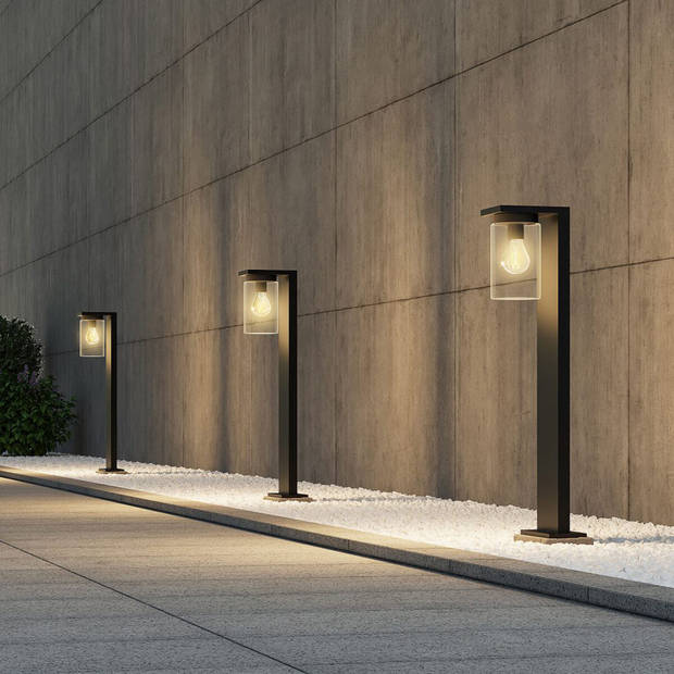 LED Tuinverlichting met Dag en Nacht Sensor - Staande Buitenlamp - Trion Ardola - E27 Fitting - Spatwaterdicht IP44 -